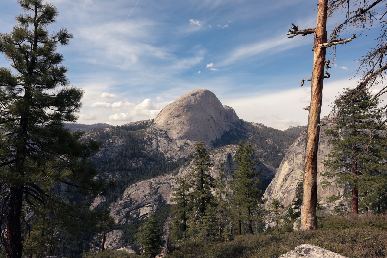 a view of a mountain in yosemite national park